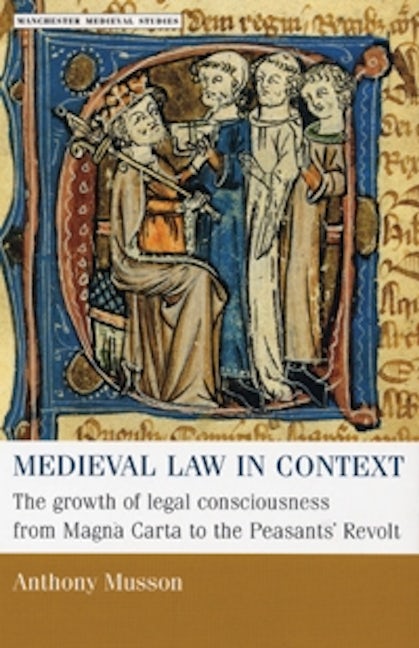 Book cover image for Medieval law in context ISBN: 9780719054945